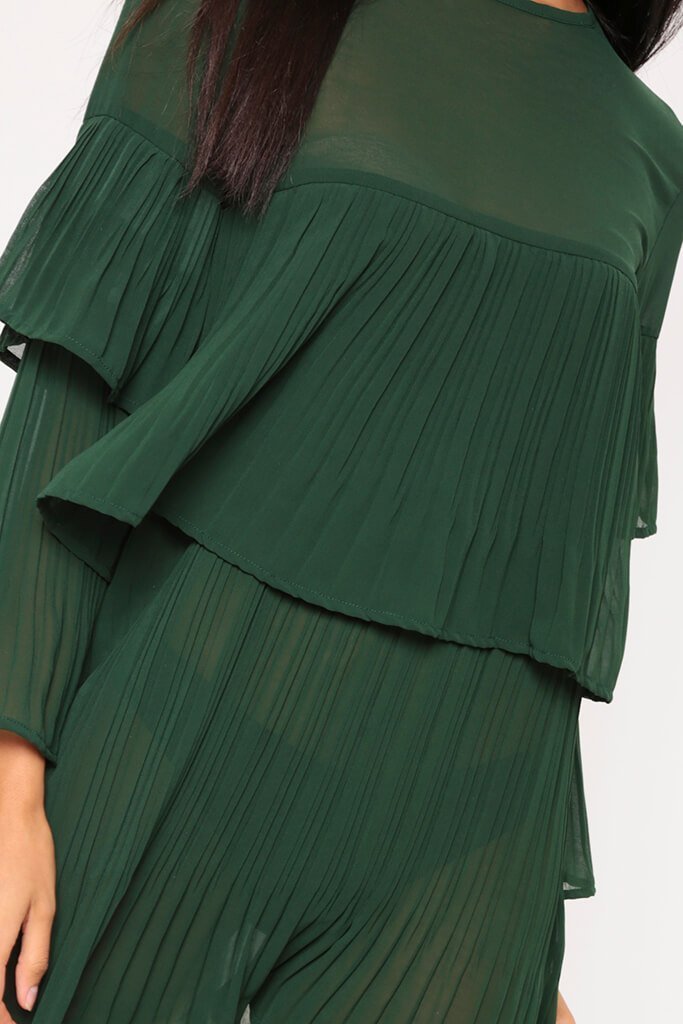 emerald green smock dress Stella Green Silk Short Sleeve Smocked Dress