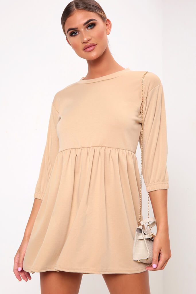 Sand Sweater Smock Dress