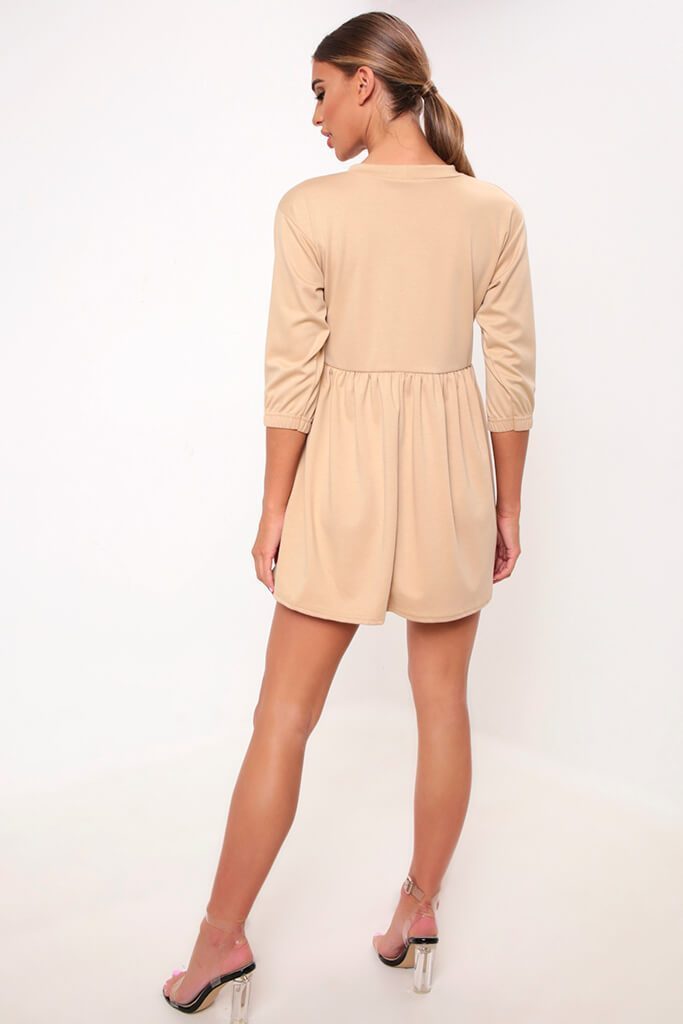Sand Sweater Smock Dress