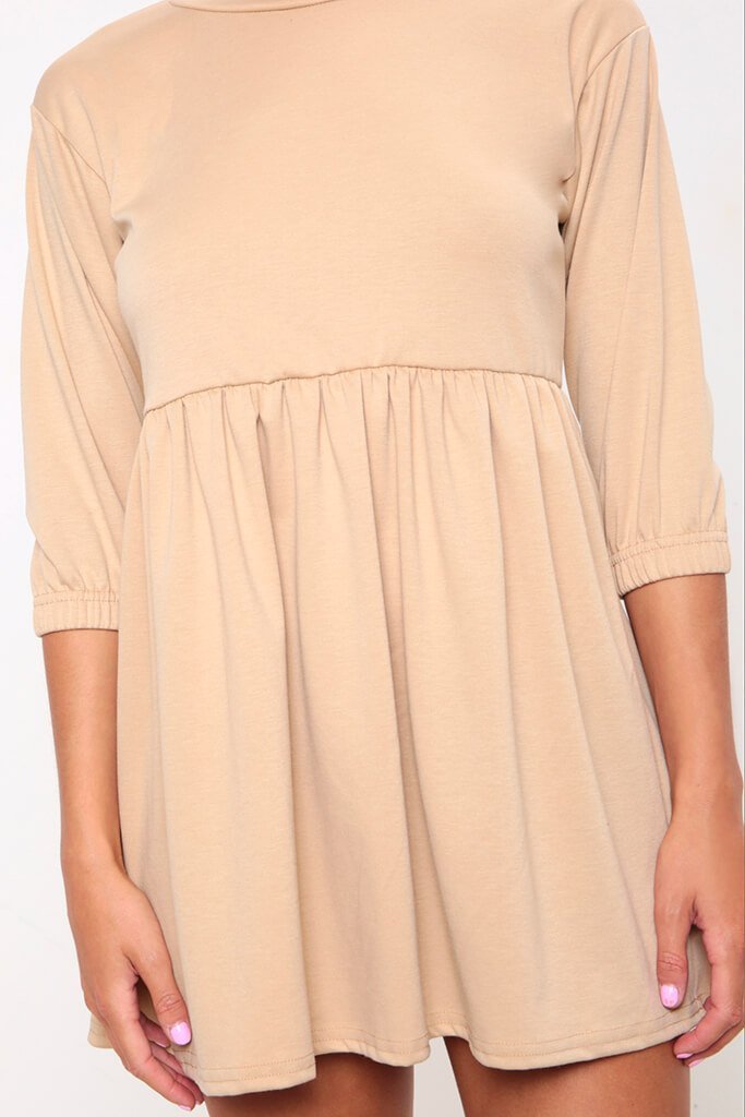 Sand Sweater Smock Dress